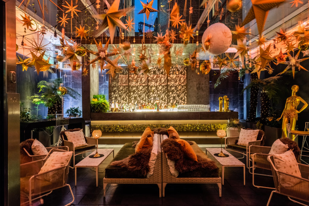 Secret Glitter Garden | South Place Hotel | Luxury Hotel London
