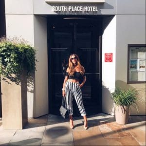 Naomi Millbank-Smith and a stay at South Place Hotel.