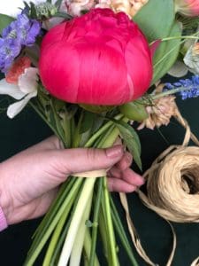 Tie your bouquet together